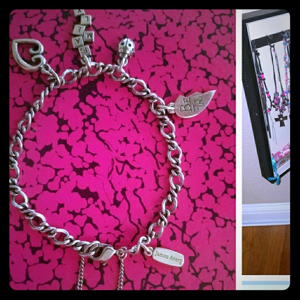 James Avery charm bracelet & charms